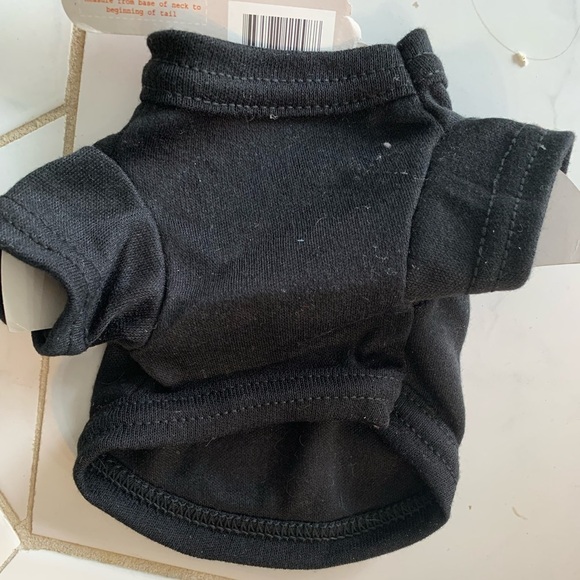 💖 Dog Shirt Silver Studded Paw Prints Puppy Clothes t-shirt Tee Pet Clothes NEW - Picture 2 of 6